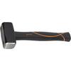 Stone mason's hammer with 3-component handle type 6768